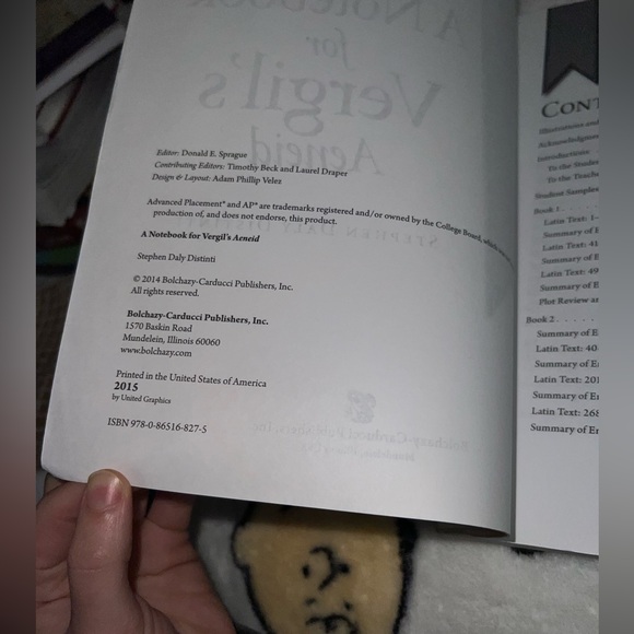 A Notebook for Vergil’s Aeneid Paperback Textbook. 2015 ISBN 978-0-86516-827-5 - Picture 5 of 5